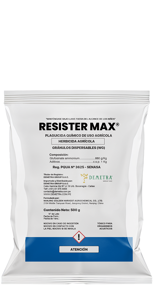 Producto Resister Max® / Herbicidas / Demetra Group