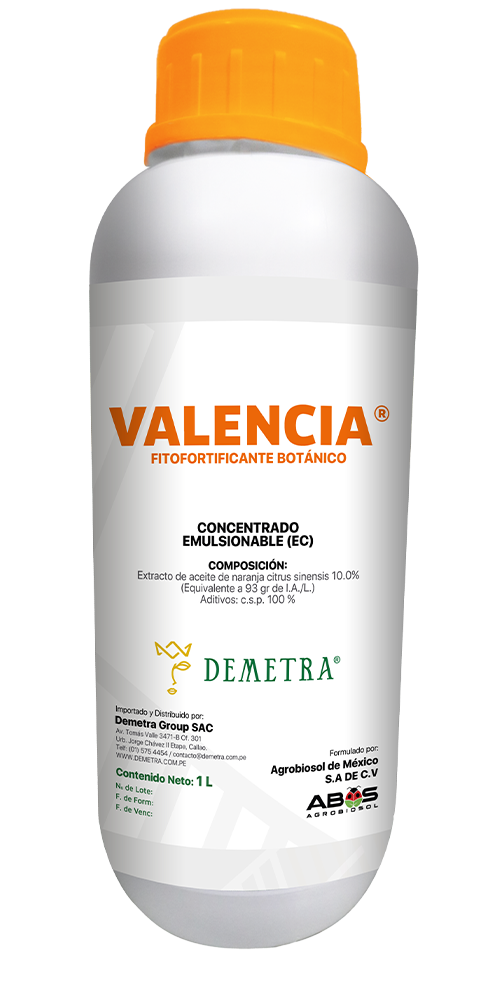 Producto Valencia® / Extracto Botánico / Demetra Group