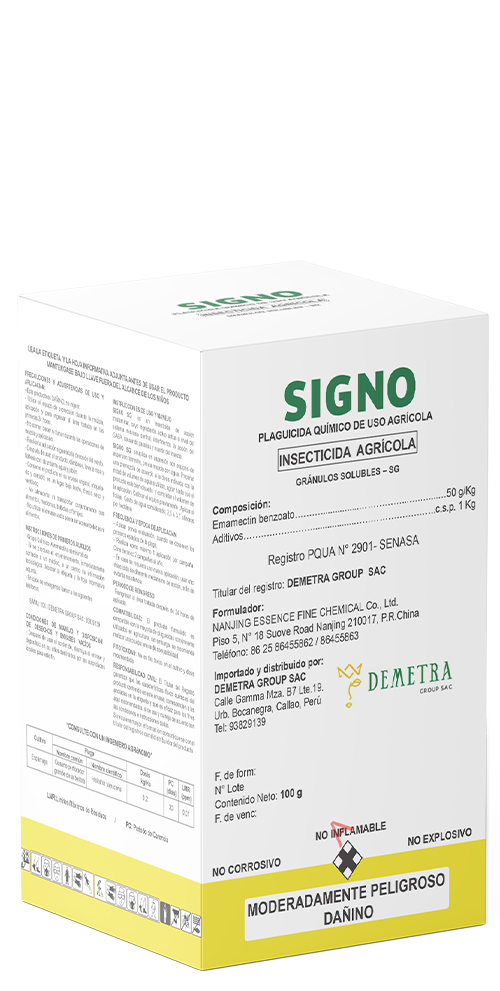 Producto Signo / insecticidas / Demetra Group