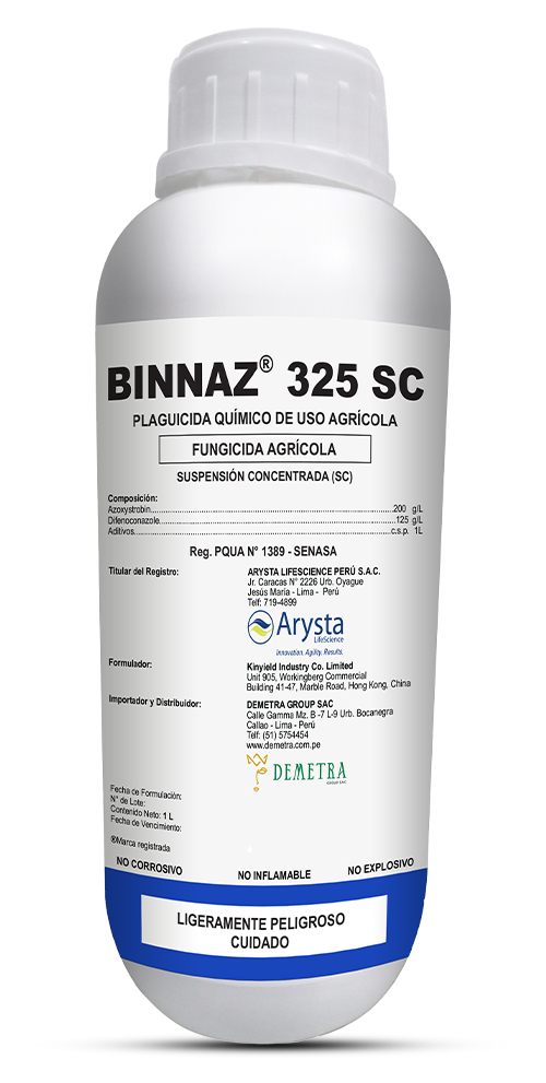 Producto Binnaz / fungicidas / Demetra Group