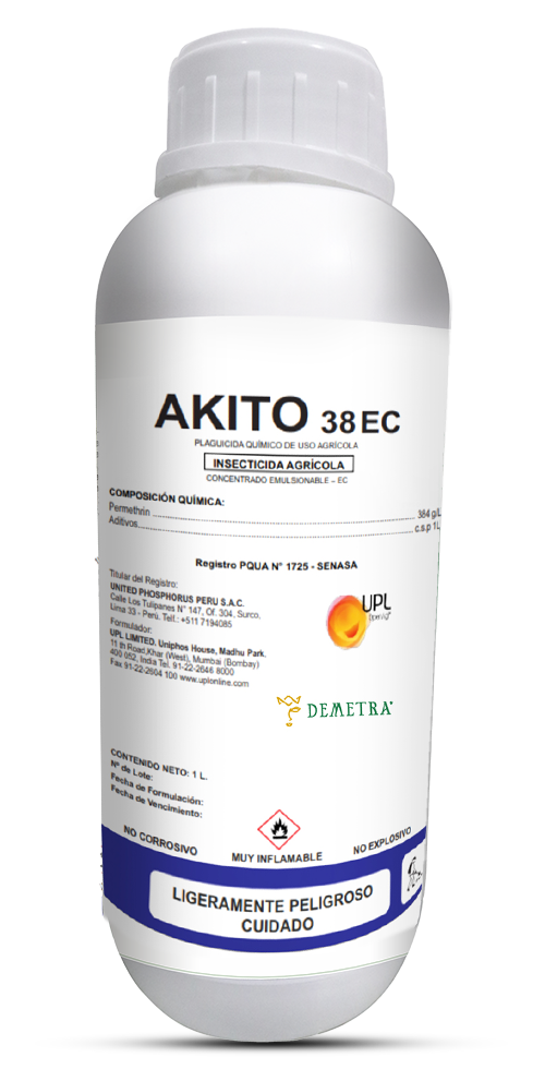 Producto Akito / insecticidas / Demetra Group