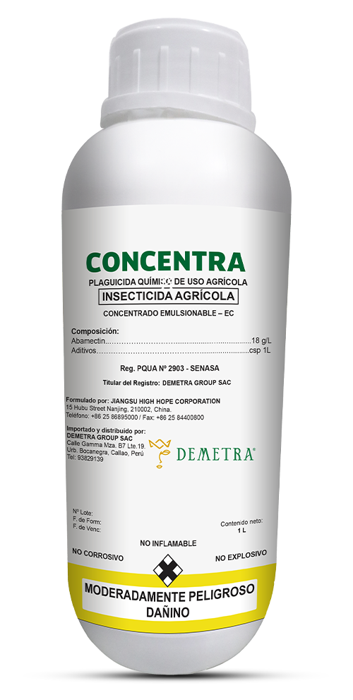 Producto Concentra / acaricidas / Demetra Group