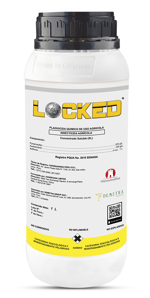 Producto LOCKED® SL / insecticidas / Demetra Group